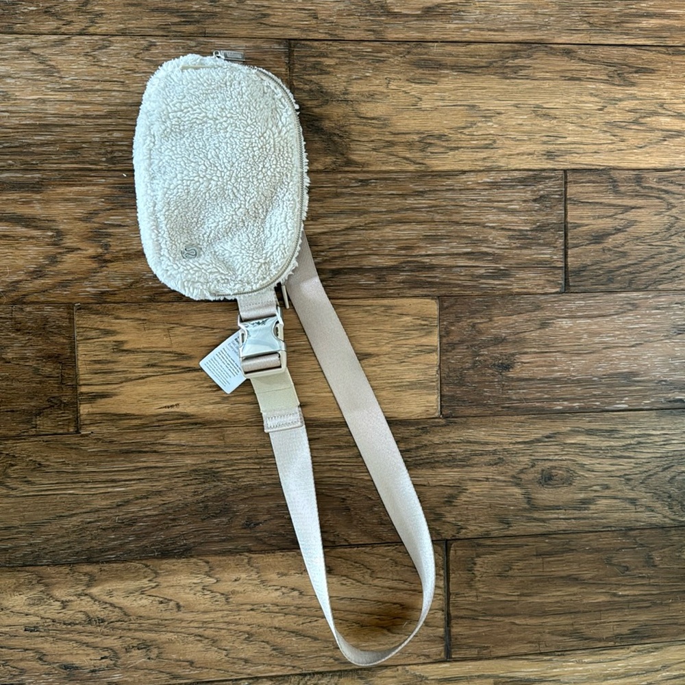 Lululemon shearling belt bag
